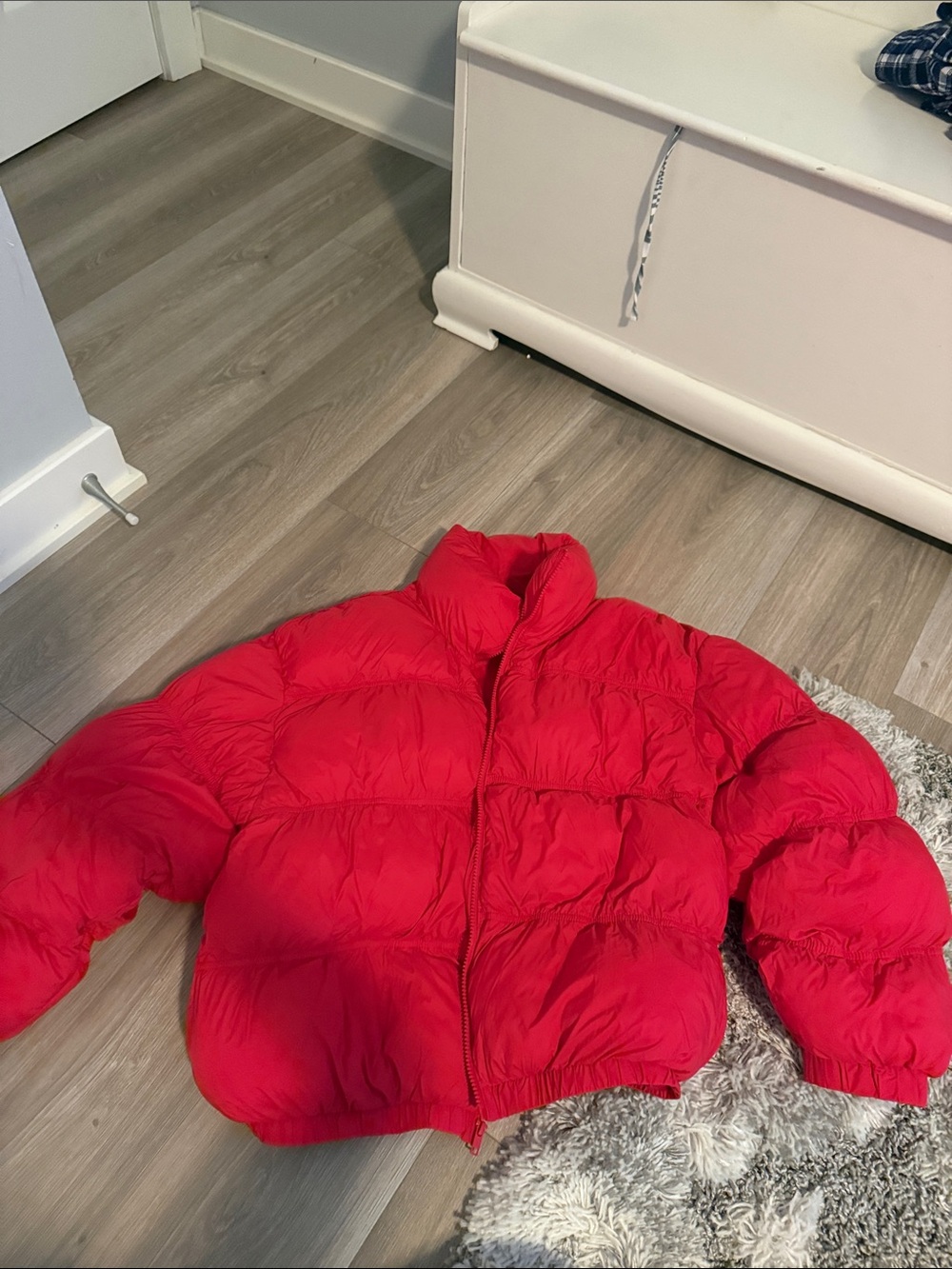 wild fable Bright Red Puffer Jacket